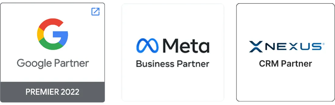 Google, Meta and Nexus partner badges